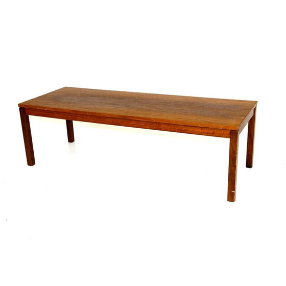 Image 1 of Vintage minimalist bench in walnut, Sweden 1960