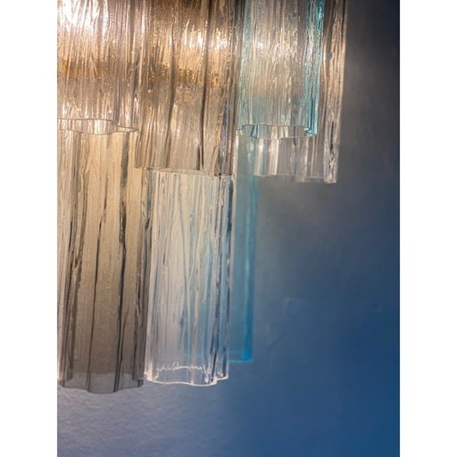Contemporary Multicolor “Tronchi” Wall Sconce In Venini Style - A Pair