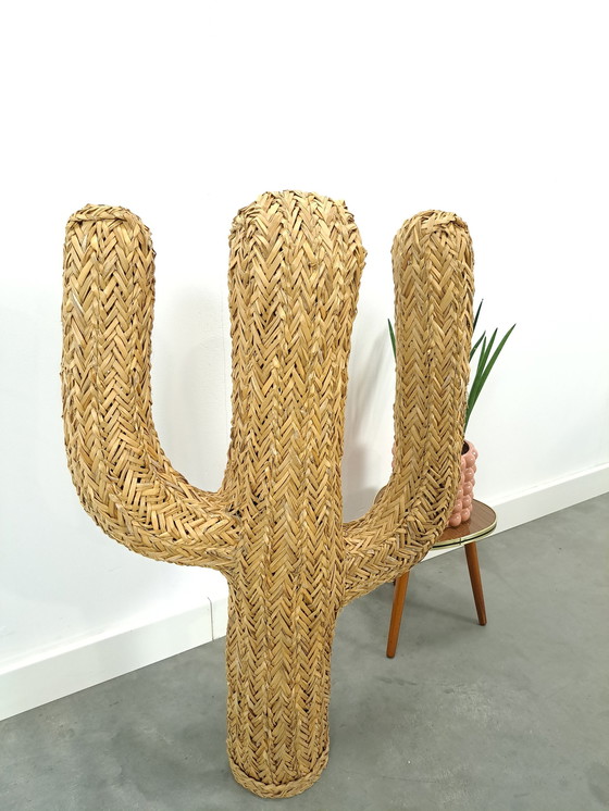 Image 1 of Rattan Straw Cactus