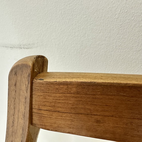 Image 1 of Set di 4 sedie da pranzo De Groot Landeweer in compensato di teak, anni '60