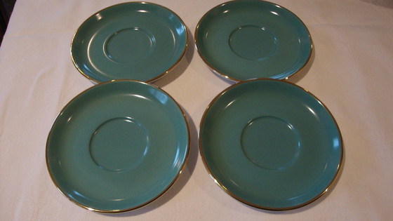 Image 1 of 4X Mitterteich Cappuccino Cups And Saucers