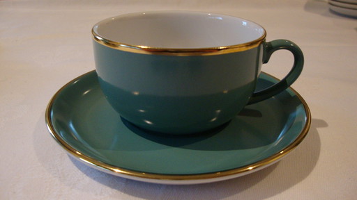 4X Mitterteich Cappuccino Cups And Saucers