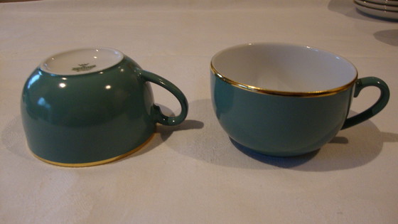 Image 1 of 4X Mitterteich Cappuccino Cups And Saucers