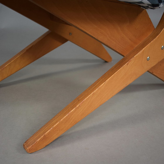 Image 1 of Scissor lounge chair model fb18 by Jan van Grunsven for Pastoe