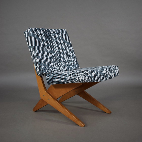 Image 1 of Scissor lounge chair model fb18 by Jan van Grunsven for Pastoe