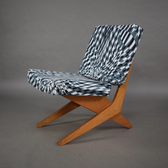 Image 1 of Scissor lounge chair model fb18 by Jan van Grunsven for Pastoe