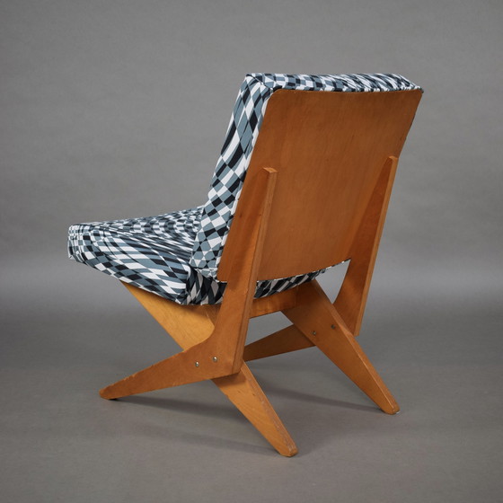 Image 1 of Scissor lounge chair model fb18 by Jan van Grunsven for Pastoe