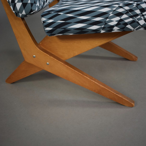 Image 1 of Scissor lounge chair model fb18 by Jan van Grunsven for Pastoe