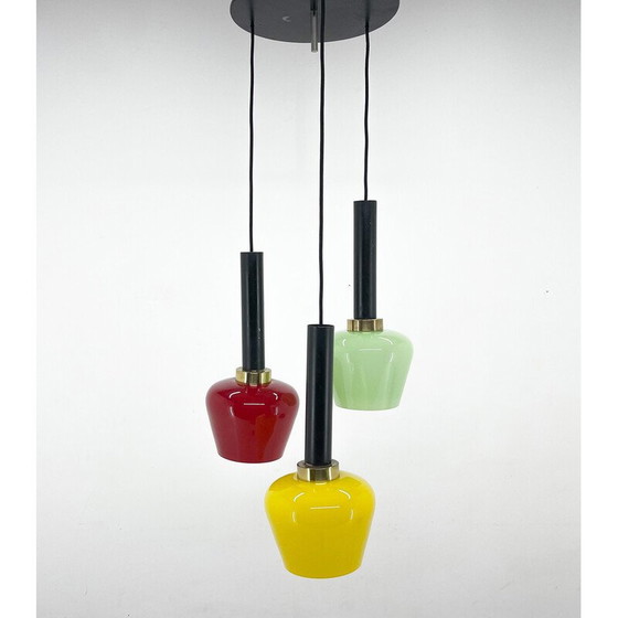 Image 1 of Mid-century Italian colourful cascade pendant lamp, 1970s