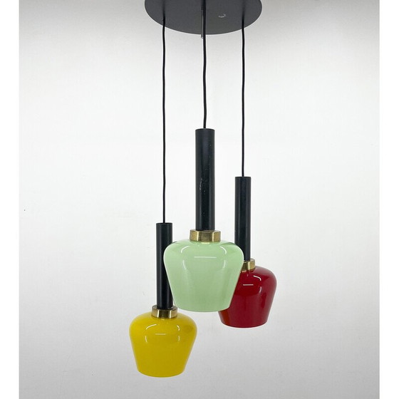 Image 1 of Mid-century Italian colourful cascade pendant lamp, 1970s