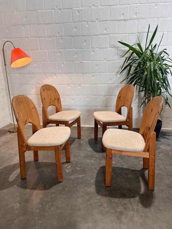 Image 1 of Danish Glostrup Pinewood Chairs 1960s