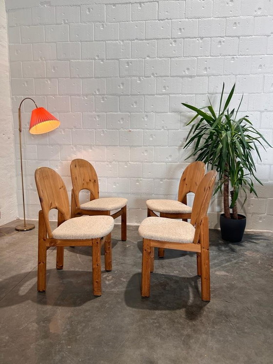 Image 1 of Danish Glostrup Pinewood Chairs 1960s