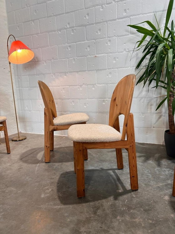 Image 1 of Danish Glostrup Pinewood Chairs 1960s