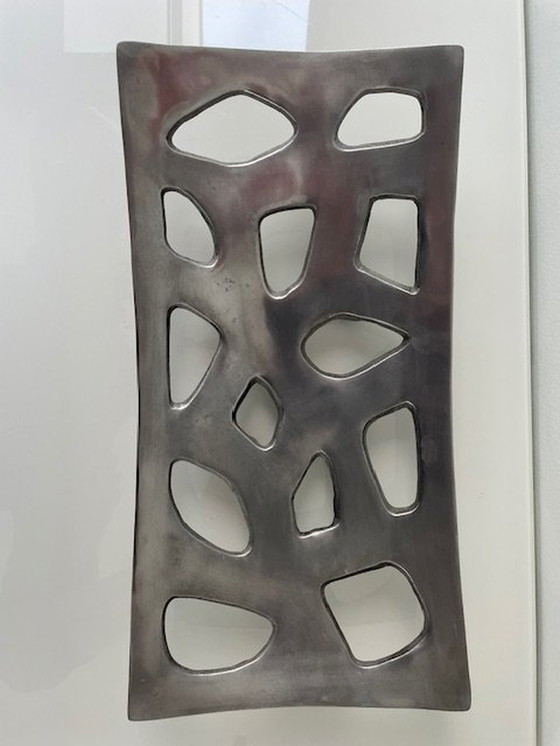 Image 1 of Minimalist Vintage Bowl Of Aluminum Hole Pattern