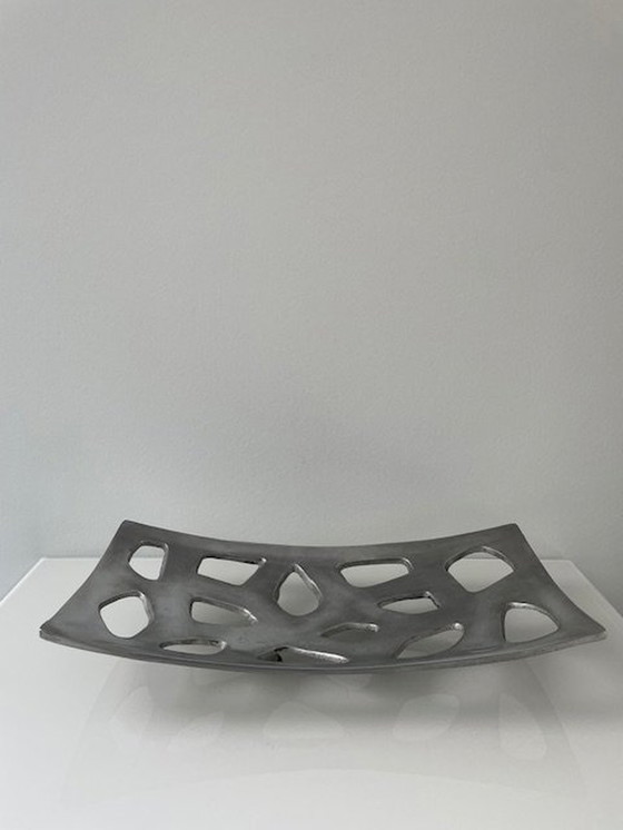 Image 1 of Minimalist Vintage Bowl Of Aluminum Hole Pattern