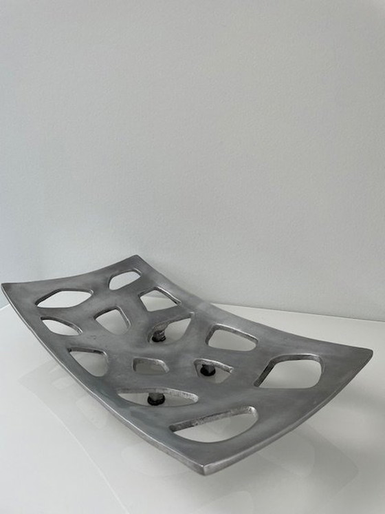 Image 1 of Minimalist Vintage Bowl Of Aluminum Hole Pattern