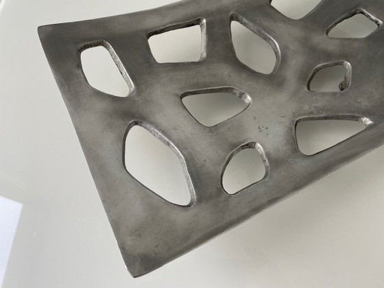 Image 1 of Minimalist Vintage Bowl Of Aluminum Hole Pattern