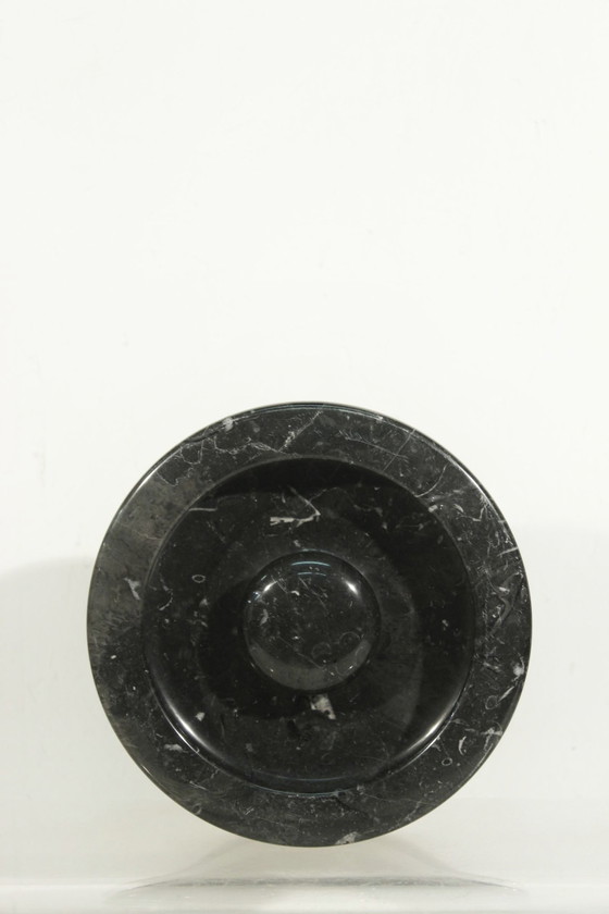 Image 1 of Angelo Mangiarotti & Knoll International - Ashtray N° 8532 Black Marble 1967