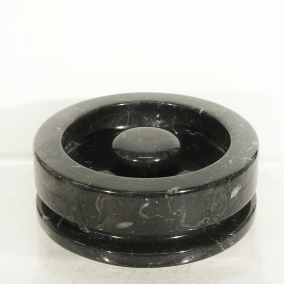 Image 1 of Angelo Mangiarotti & Knoll International - Ashtray N° 8532 Black Marble 1967