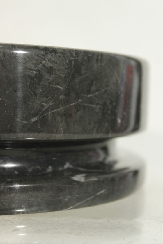 Image 1 of Angelo Mangiarotti & Knoll International - Ashtray N° 8532 Black Marble 1967