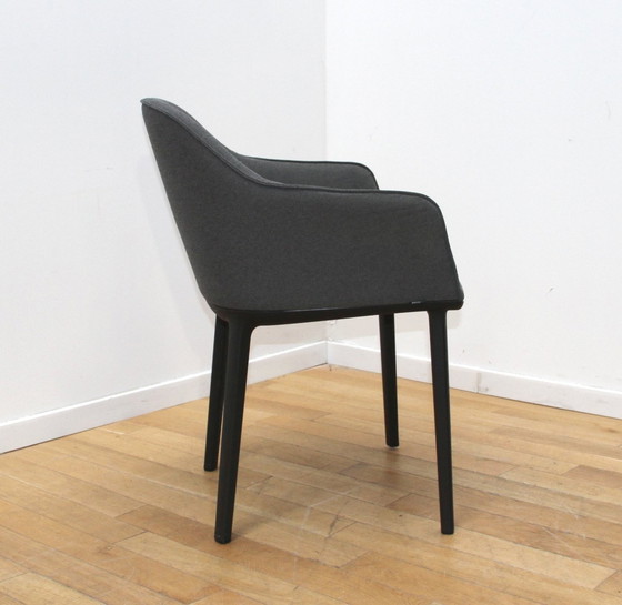 Image 1 of Pair Of Softshell Armchairs, Vitra