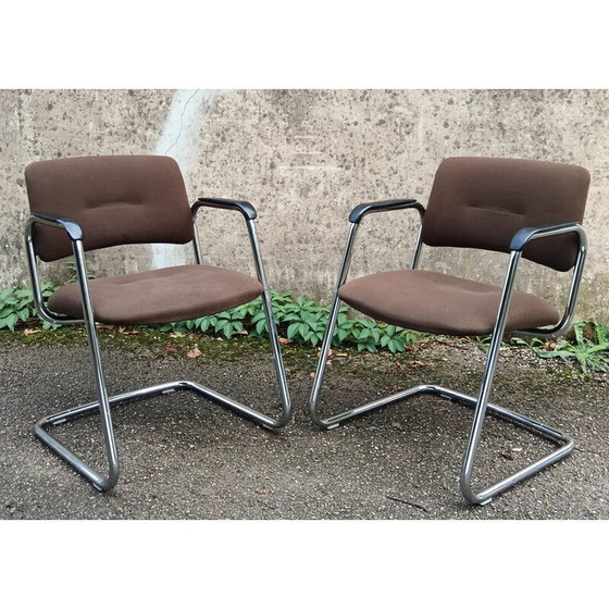 Image 1 of Pair of vintage Strafor armchairs