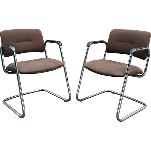 Coppia di poltrone vintage Strafor