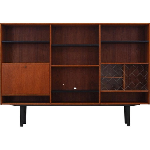 Teak bookcase, Danish design, 1970s, production: Denmark