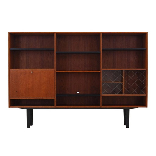 Teak bookcase, Danish design, 1970s, production: Denmark