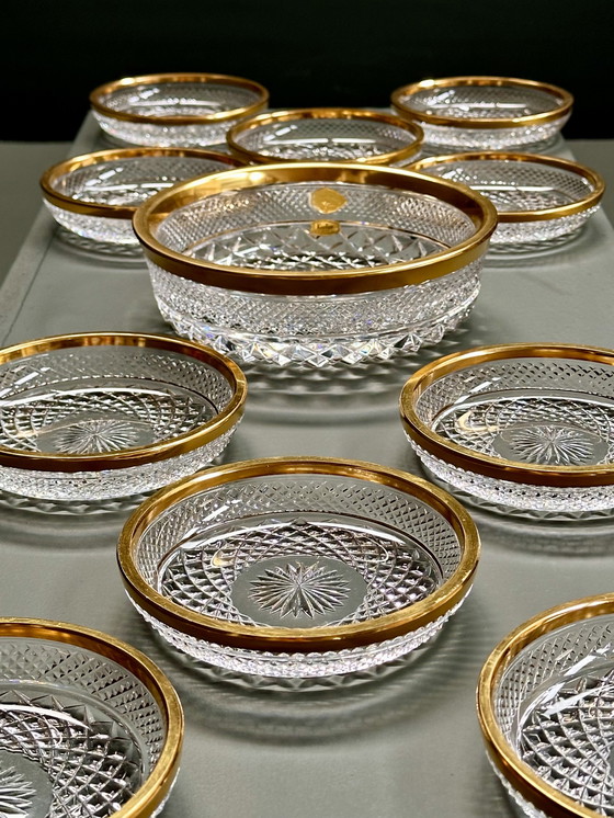 Image 1 of 11x Pieces Of Luxury Glassware From Josephinen Hütte