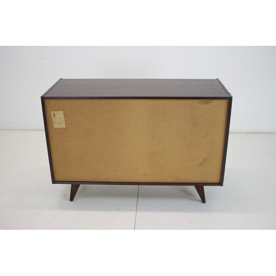 Image 1 of Credenza Mid Century in legno di quercia di Jiří Jiroutek, Cecoslovacchia anni '60