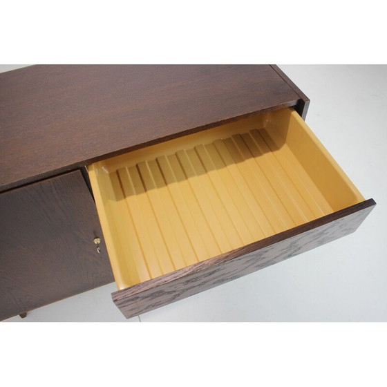Image 1 of Credenza Mid Century in legno di quercia di Jiří Jiroutek, Cecoslovacchia anni '60