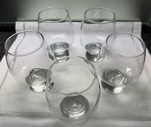 Set Of 5 Durobor Glasses Model Fjord