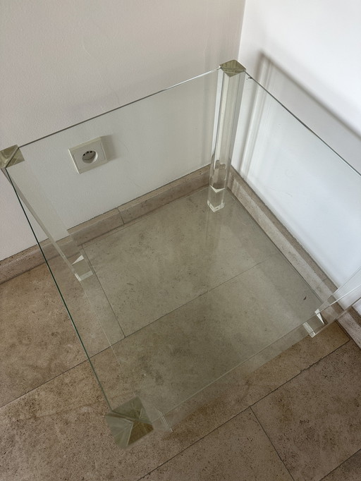 Glass Side Table