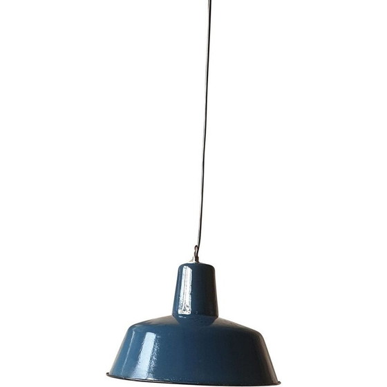 Image 1 of Industrial vintage pendant light by Wilkasy A23, 1960s