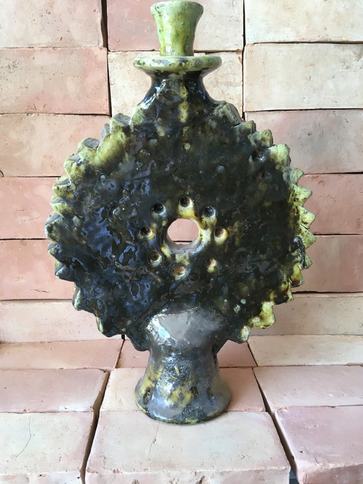 Tamegroute candlestick pottery