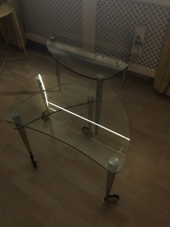 Image 1 of Modern glass coffee table