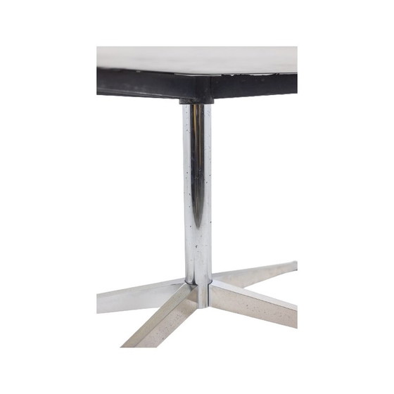 Image 1 of Vintage table in marble and chromed metal by Florence Knoll for Knoll, 1970