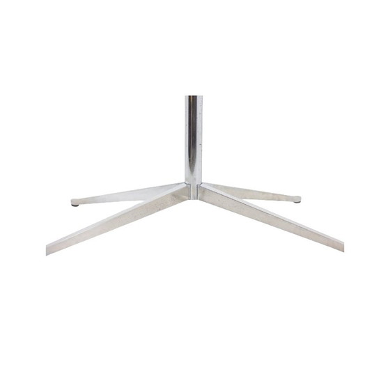 Image 1 of Vintage table in marble and chromed metal by Florence Knoll for Knoll, 1970