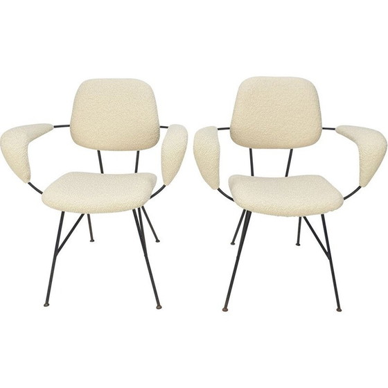 Image 1 of Pair of vintage armchairs by Gastone Rinaldi for Rima, Italy 1960s