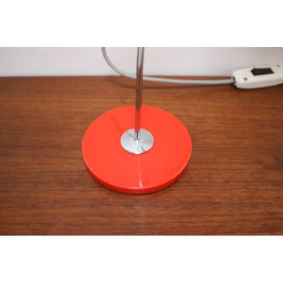 Image 1 of Lampada da tavolo vintage in metallo laccato di Josef Hurka, Cecoslovacchia 1960