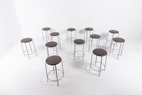 Image 1 of Scandinavian design stools ‘Frisbee’ from Christian Halleröd for Kinnarps