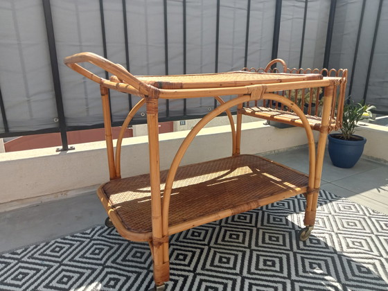 Image 1 of rattan sideboard, 1920s