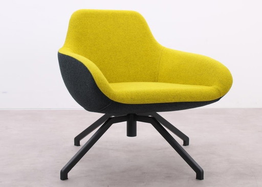 Alma Design X Big Armchair Yellow/Anthracite