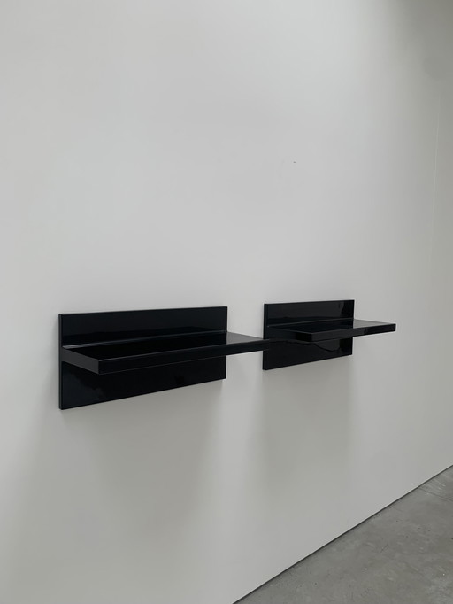 2x Wall Shelf Kartell Marcello Siard 1970'S