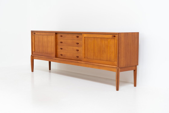 Image 1 of Exceptional sideboard by Henry W. Klein for Bramin (Denmark, 1960).