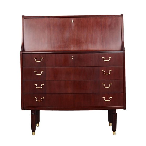 Image 1 of Vintage mahogany secretary by Pmj Viby J, 1970s