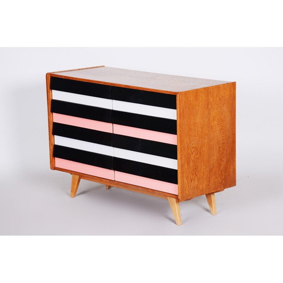 Image 1 of Cassettiera vintage in rovere di Jiří Jiroutek per Interiér Praha, Repubblica Ceca 1950