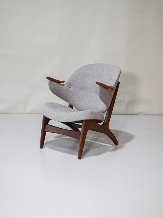 Image 1 of Carl Edward Matthes 33 fauteuil danois années 1950