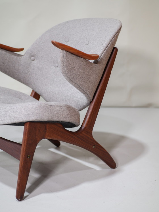 Image 1 of Carl Edward Matthes 33 fauteuil danois années 1950